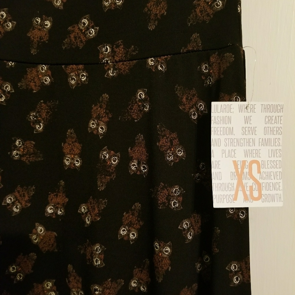 NWT 🦄Lularoe Owl Maxi, XS. CUTE